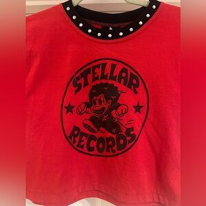 Stellar Records Crop Tee